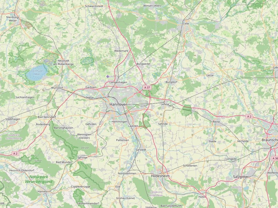 Karte der Region Hannover mit Standorten unserer Auftrage